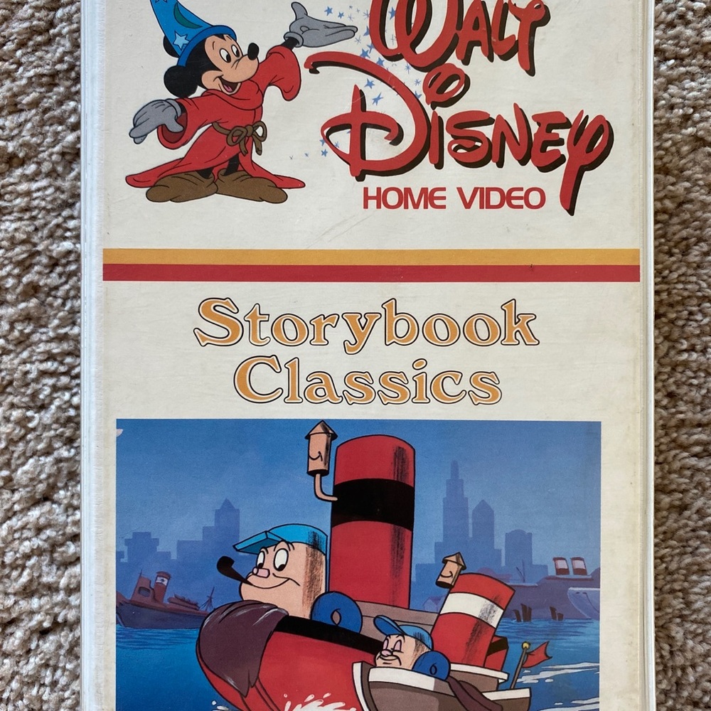 Walt Disney Storybook Classics VHS 1982 Clam Case